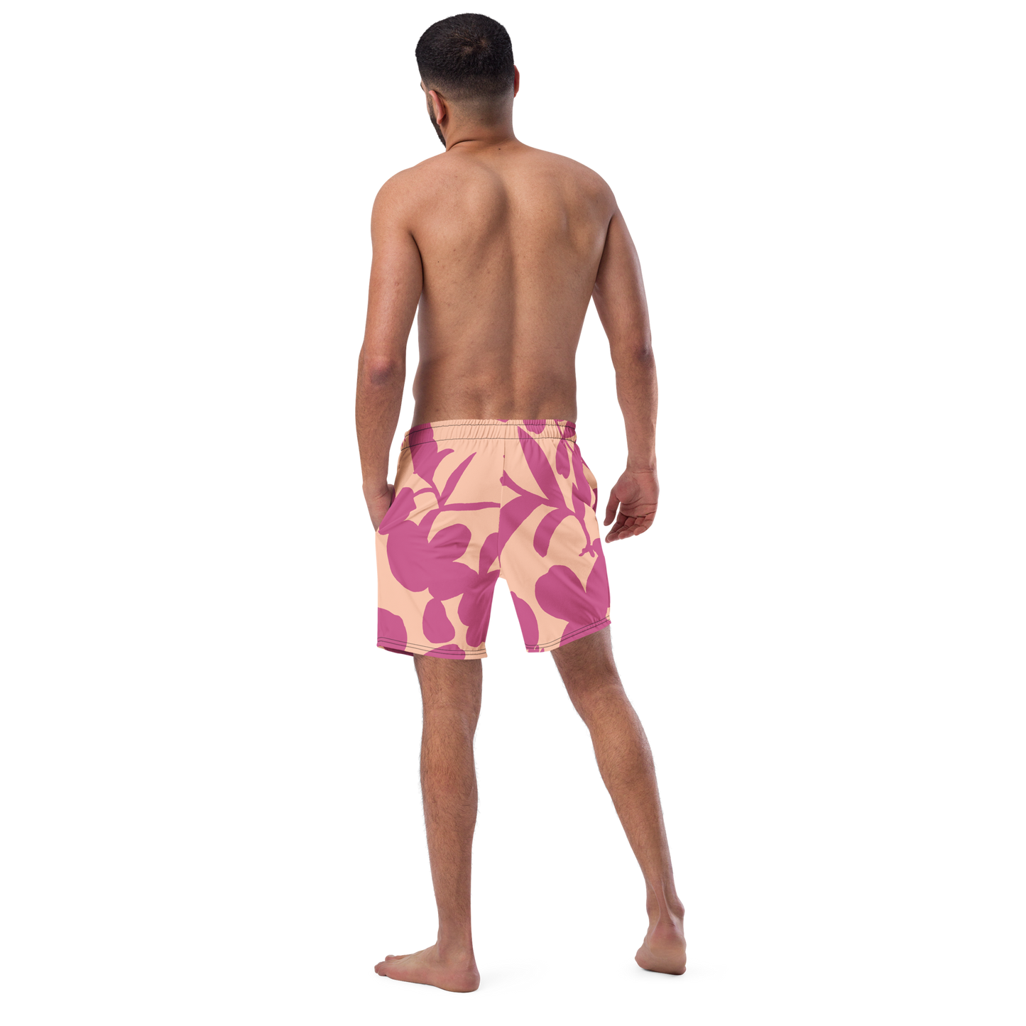 Men's swim trunks inspired by, “Golden.”