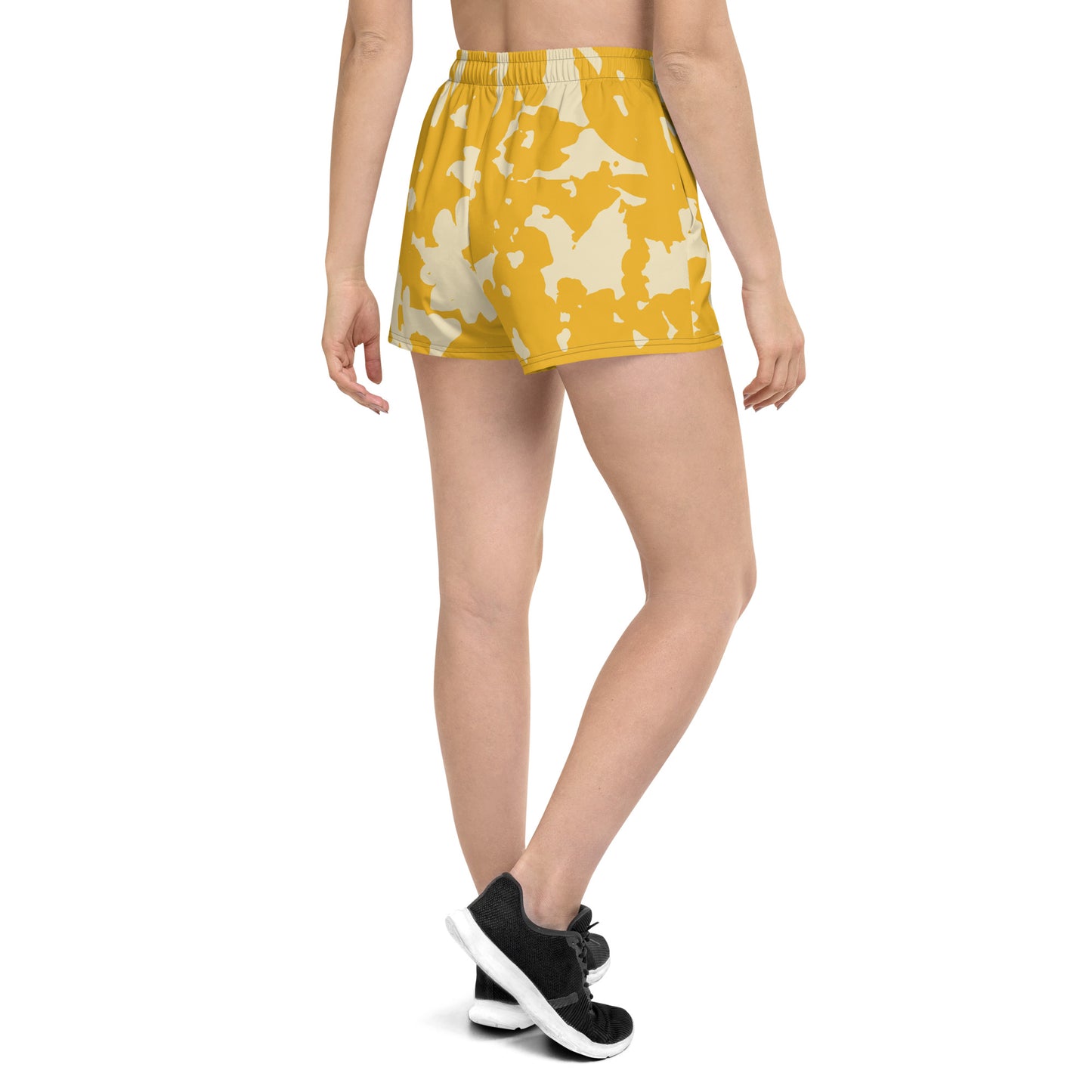 Women’s Recycled Athletic Shorts inspired by, “Golden.”