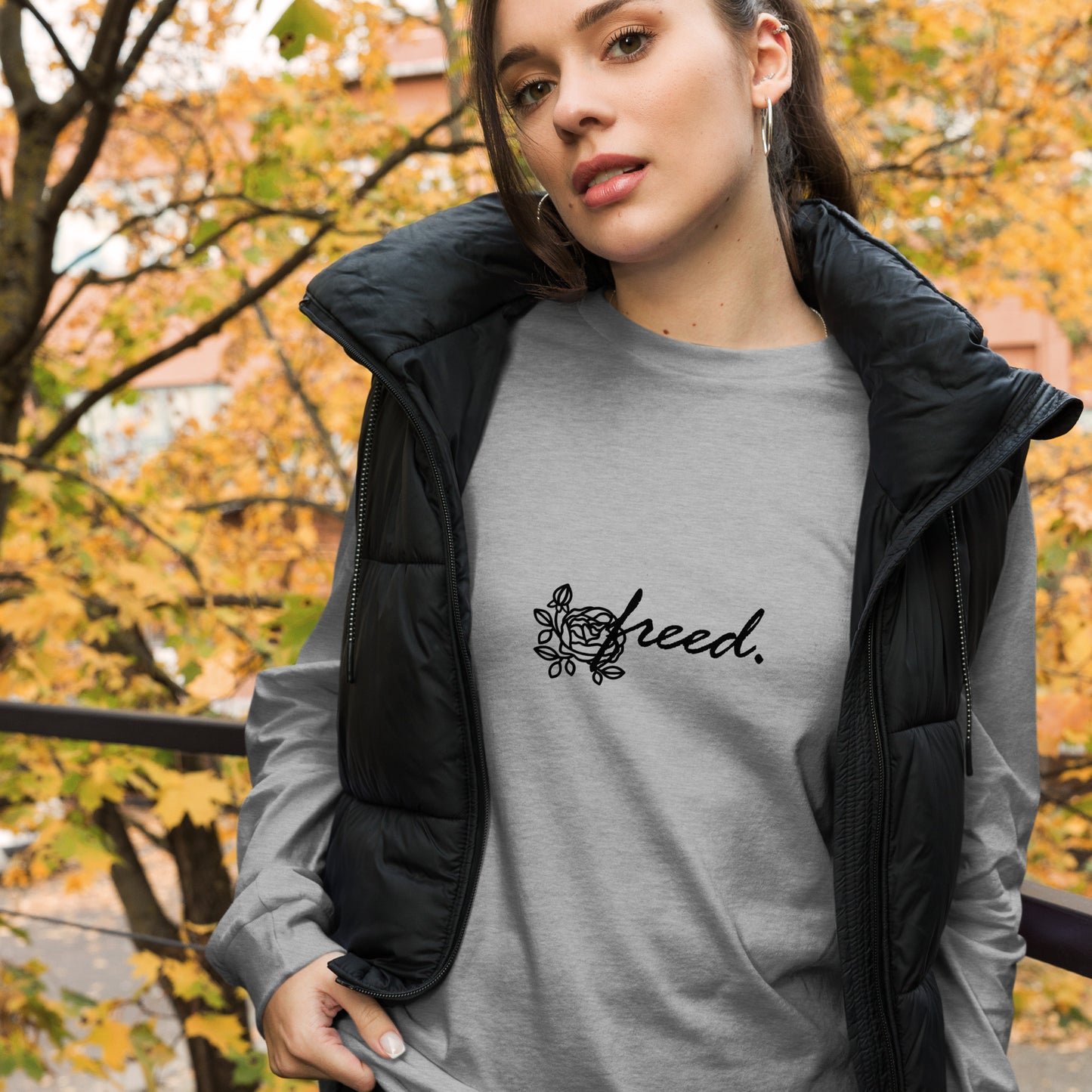 Unisex Long Sleeve Tee inspired by, “Freed.”