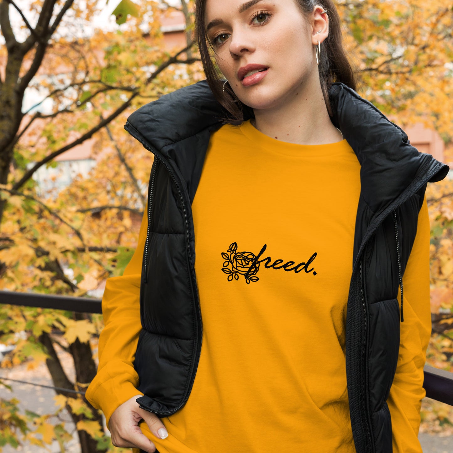 Unisex Long Sleeve Tee inspired by, “Freed.”