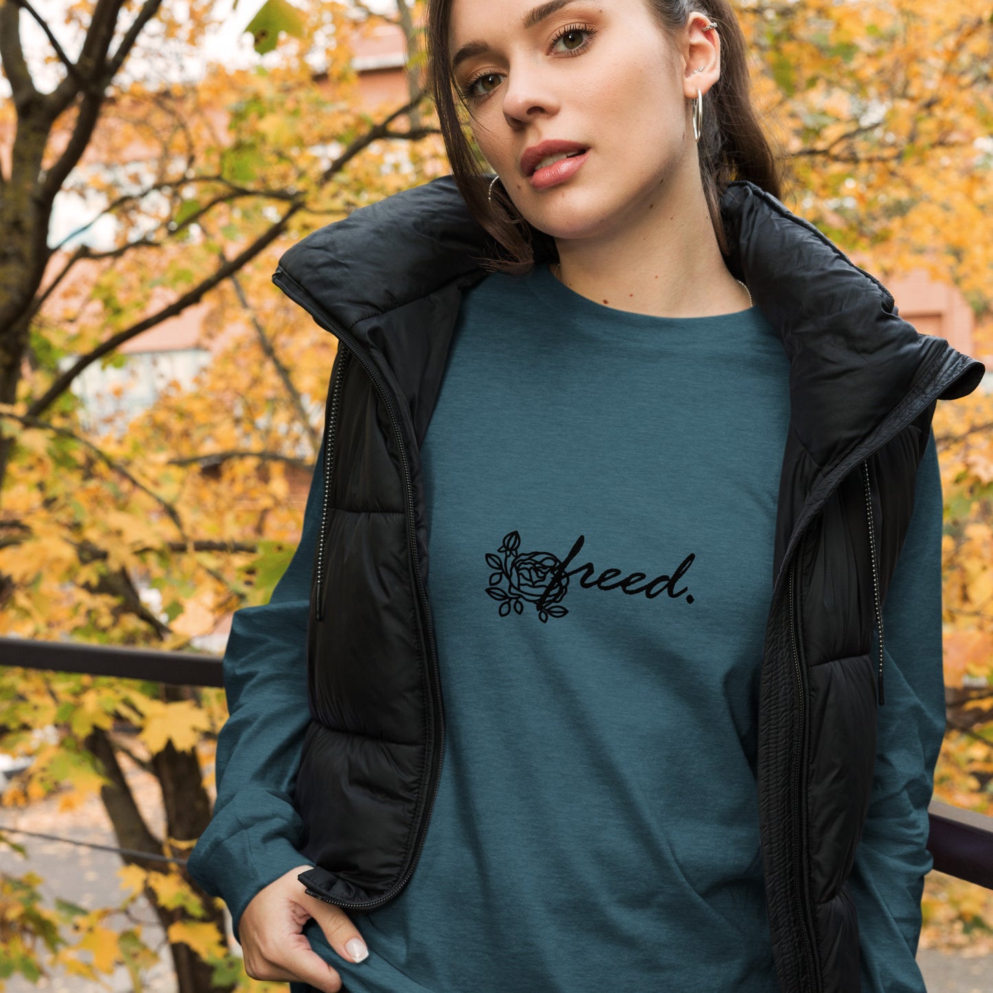 Unisex Long Sleeve Tee inspired by, “Freed.”