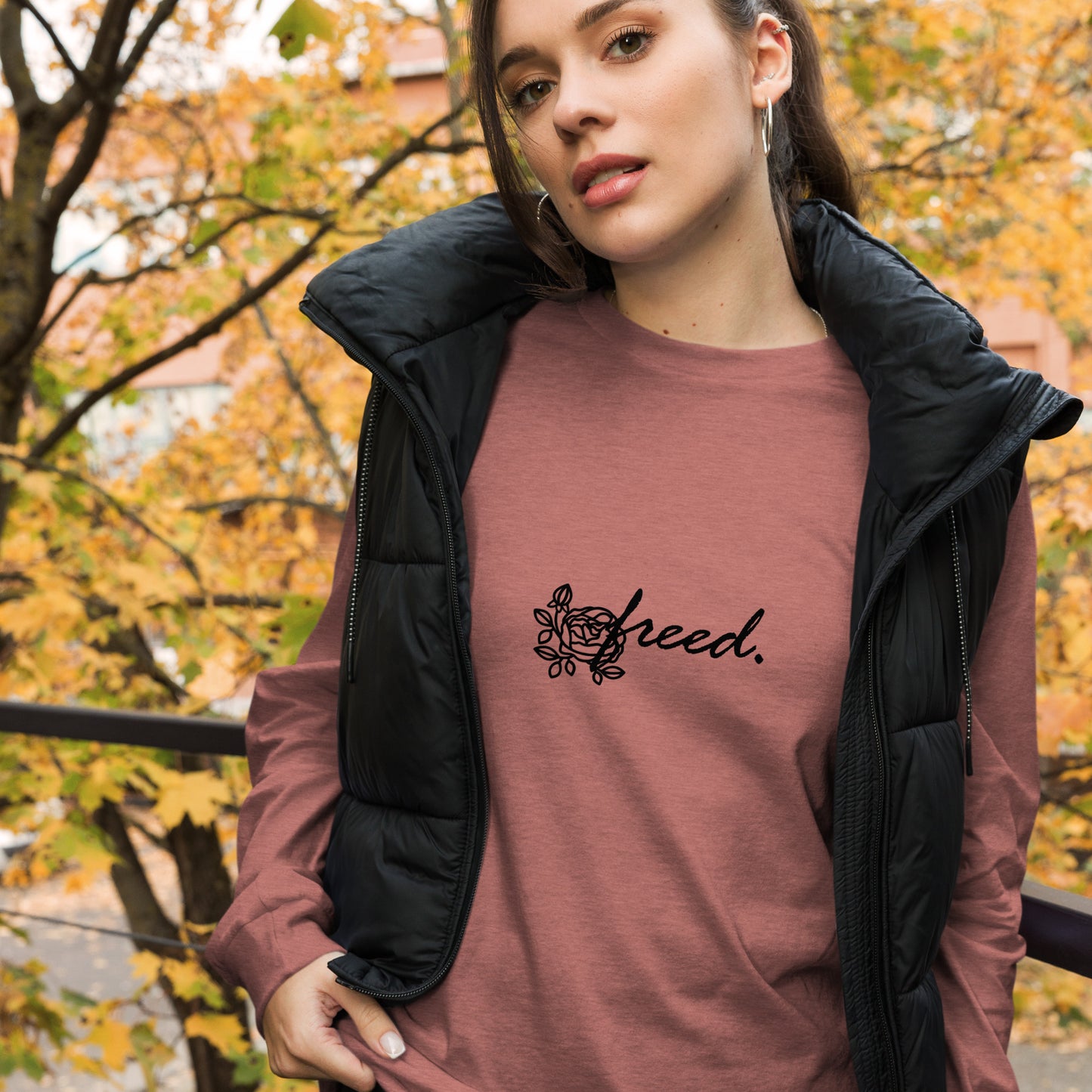 Unisex Long Sleeve Tee inspired by, “Freed.”