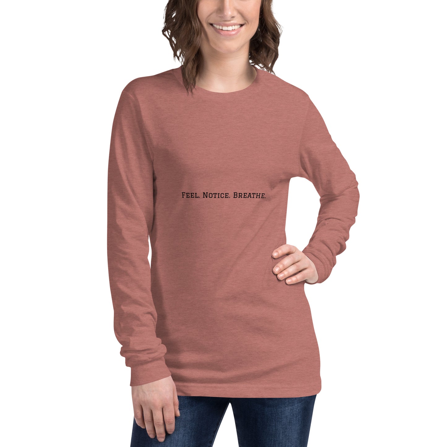 Unisex Long Sleeve Tee inspired by, “Notice.”