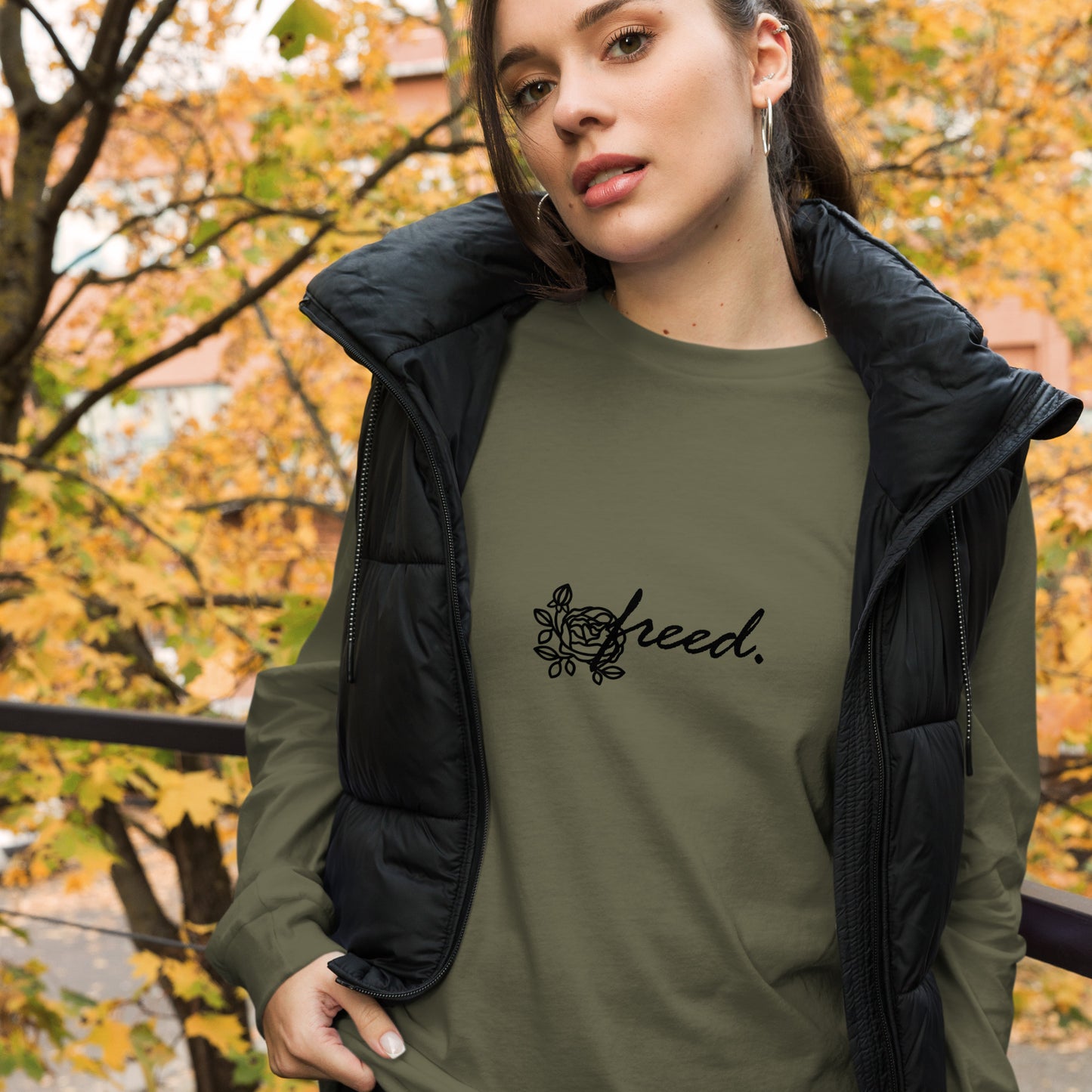 Unisex Long Sleeve Tee inspired by, “Freed.”