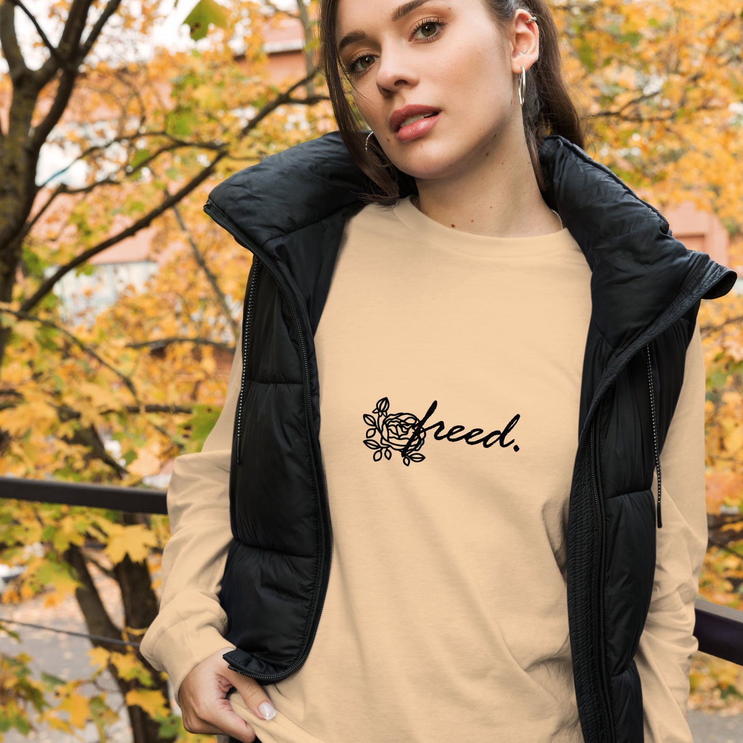 Unisex Long Sleeve Tee inspired by, “Freed.”