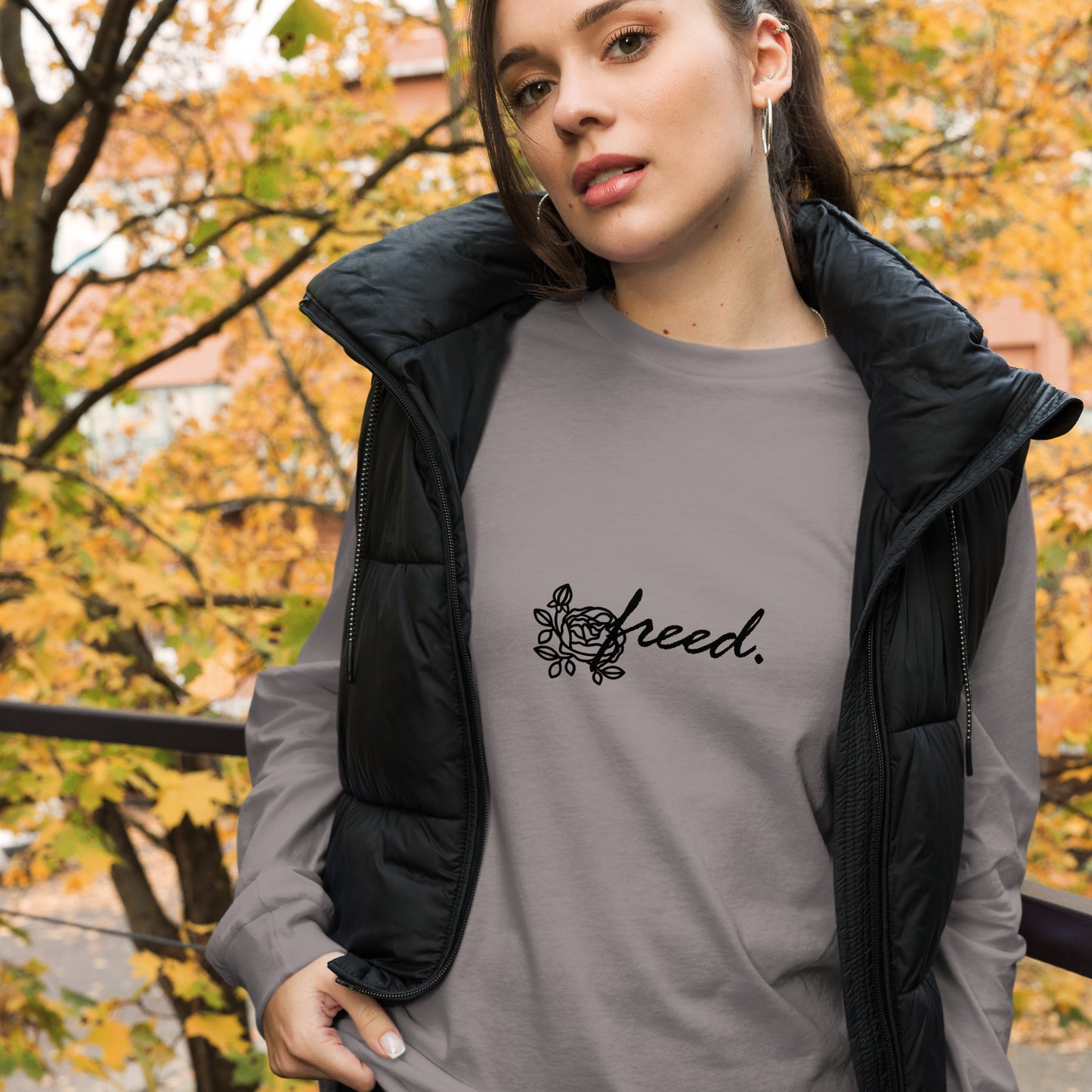 Unisex Long Sleeve Tee inspired by, “Freed.”