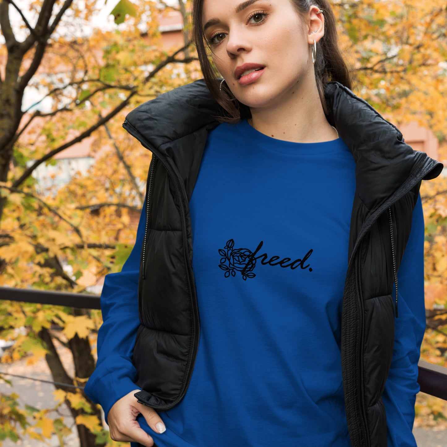 Unisex Long Sleeve Tee inspired by, “Freed.”