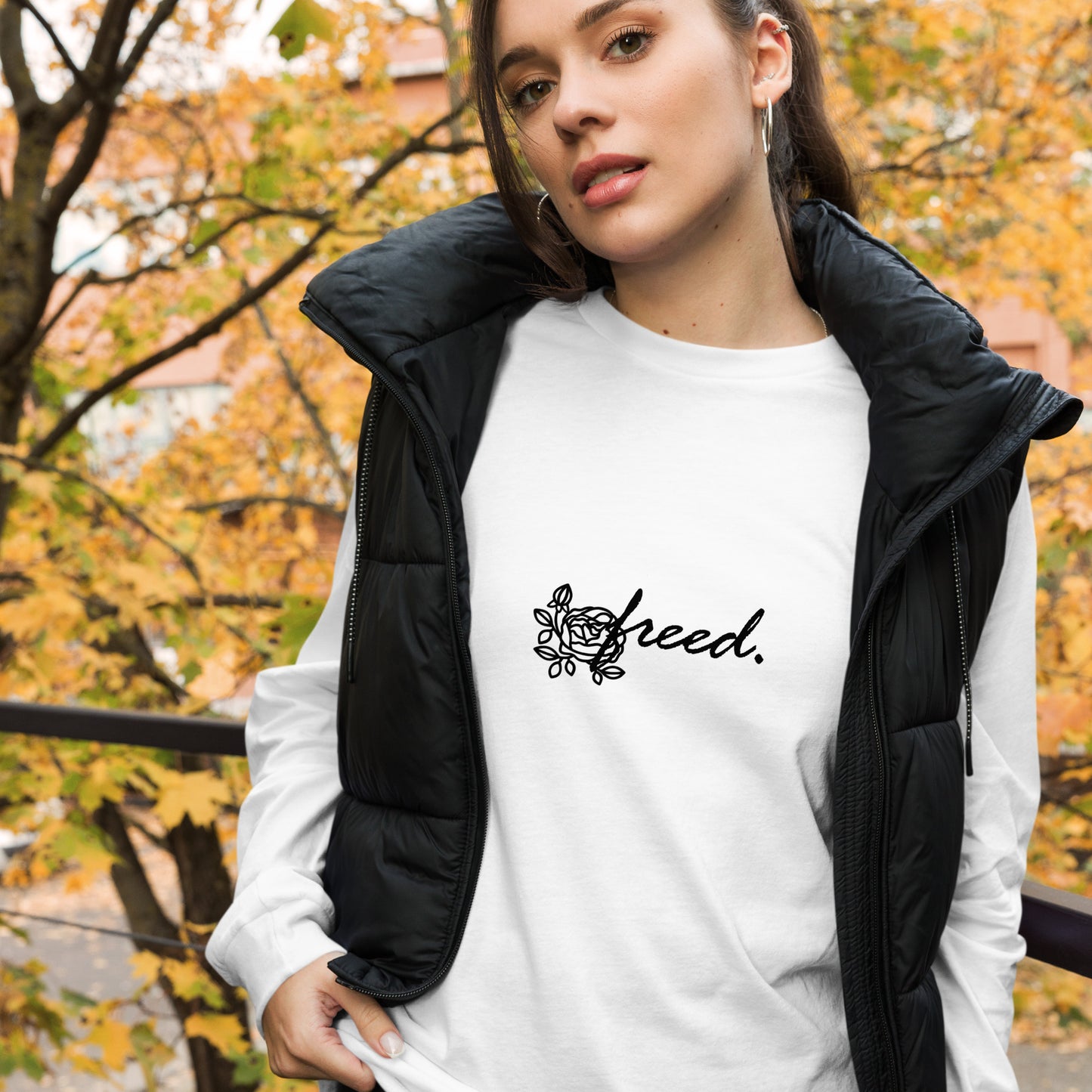 Unisex Long Sleeve Tee inspired by, “Freed.”