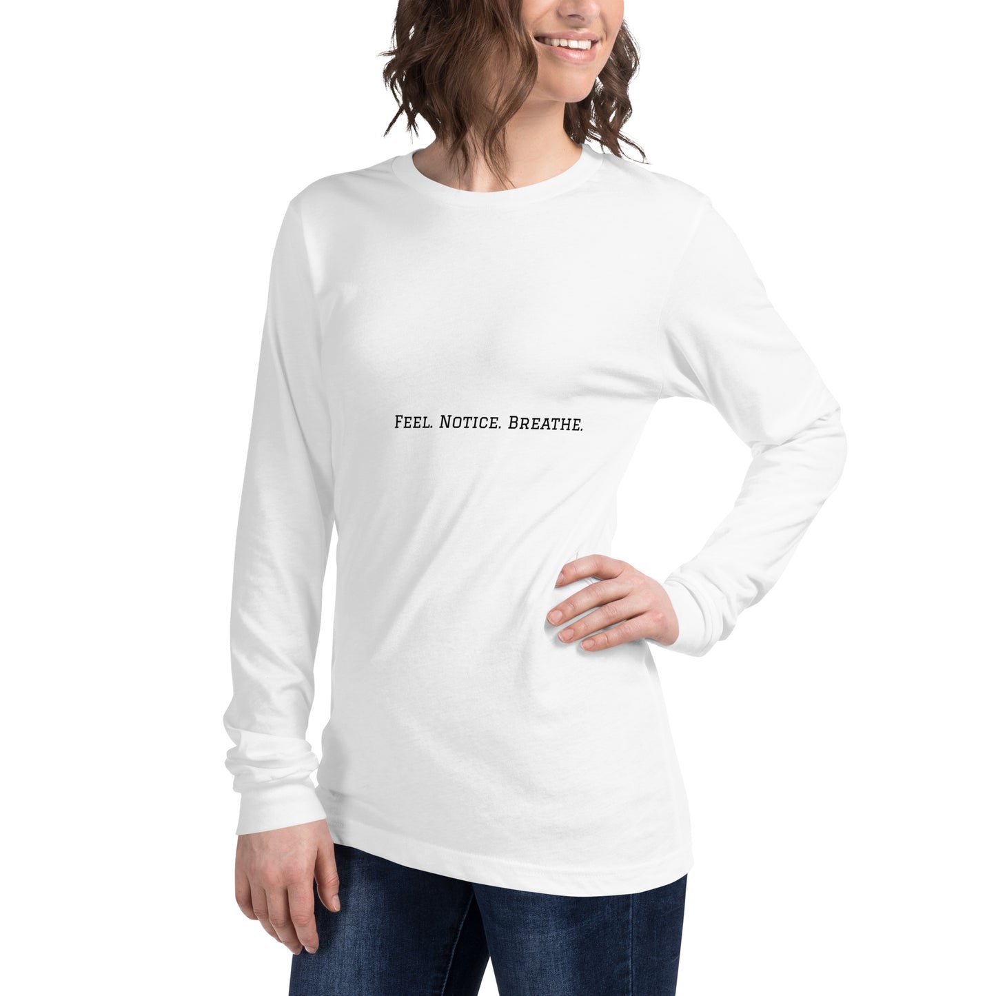 Unisex Long Sleeve Tee inspired by, “Notice.”