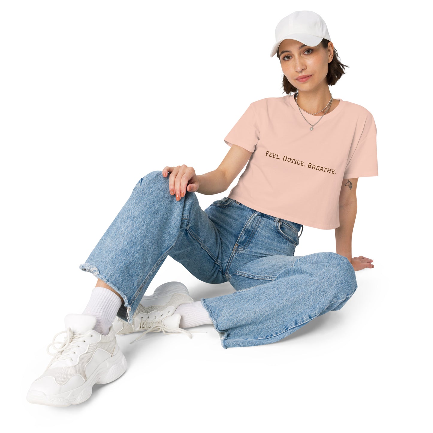 Women’s crop top inspired by, “Notice.”