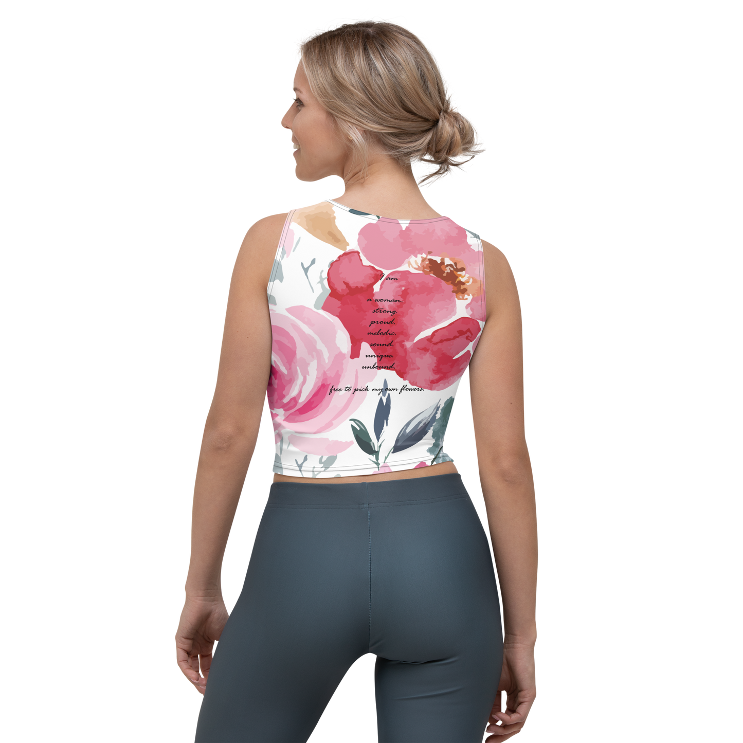 Crop Top inspired by, “Flowers.”