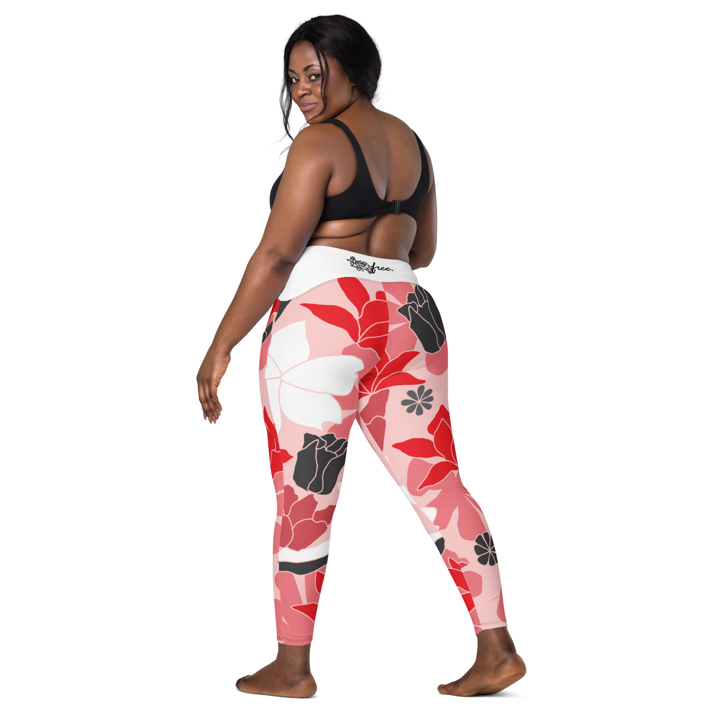 Leggings with pockets inspired by, “Flowers.”