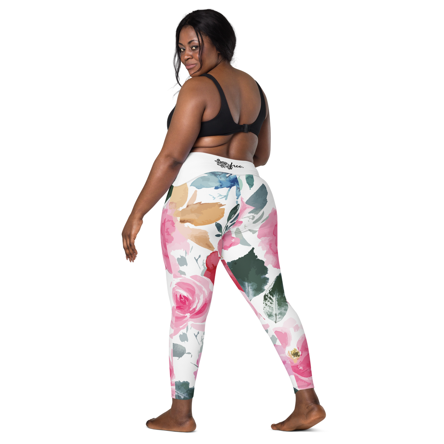 Leggings with pockets inspired by, “Flowers.”