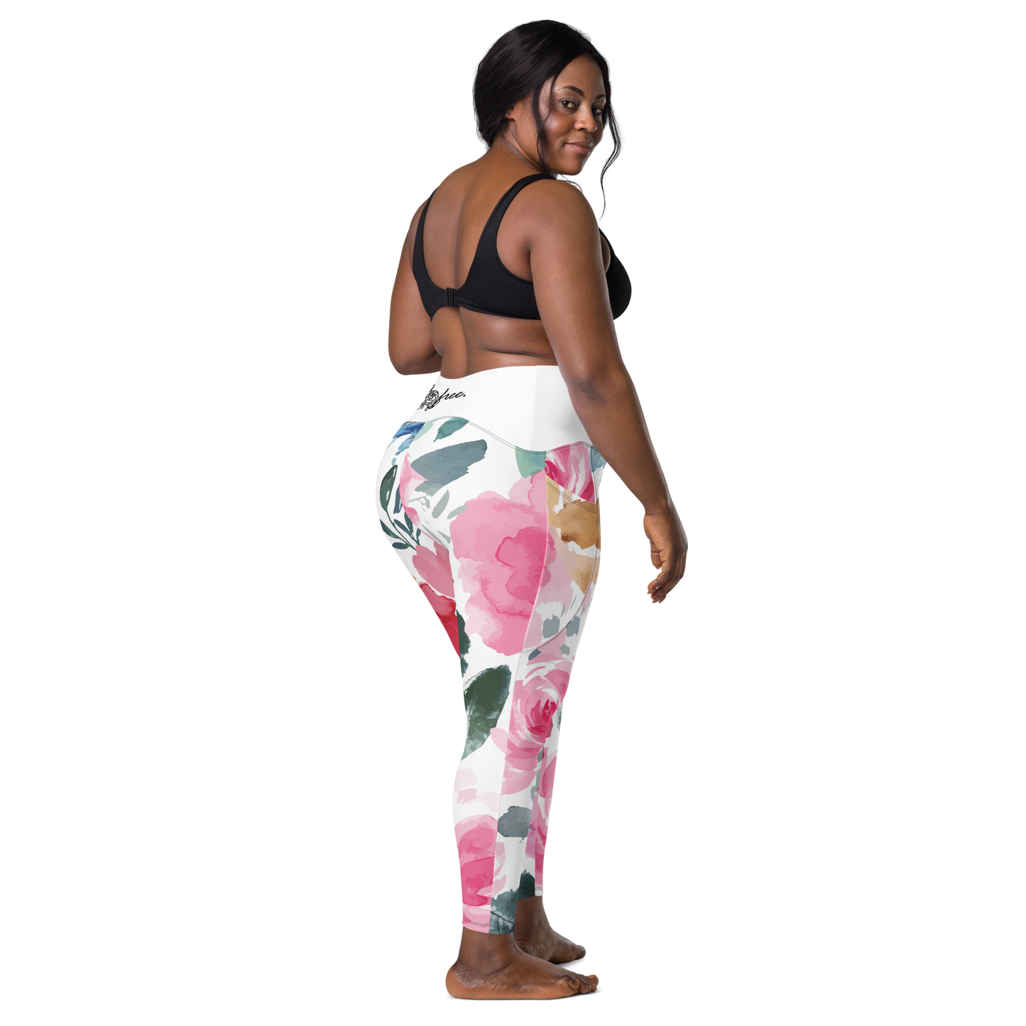 Leggings with pockets inspired by, “Flowers.”