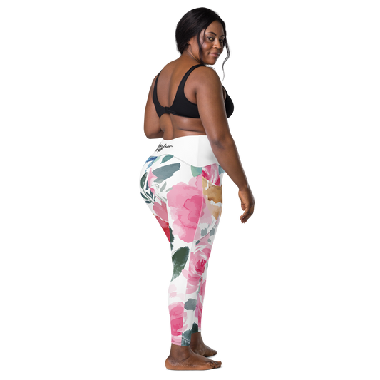 Leggings with pockets inspired by, “Flowers.”