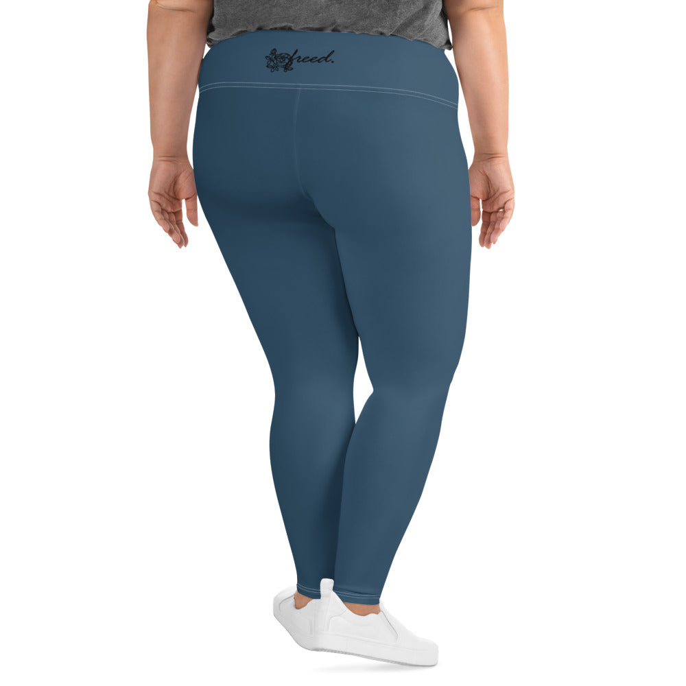 All-Over Print Plus Size Leggings inspired by, “Freed.”