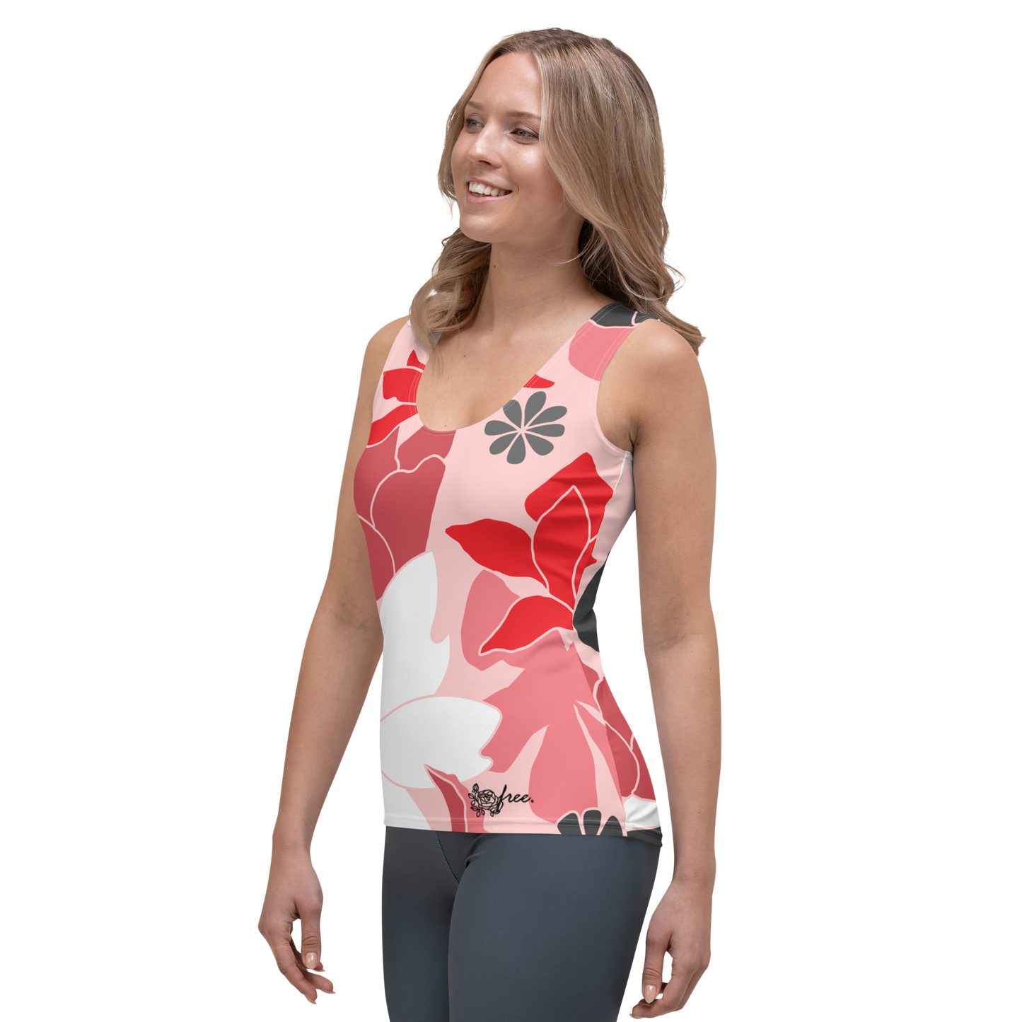 Sublimation Cut & Sew Tank Top inspired by, “Flowers.”